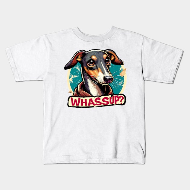 Whassapp Galgo Kids T-Shirt by aswIDN